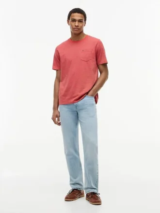 T-shirt à poches rayé
