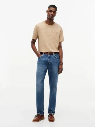 T-shirt à poches rayé
