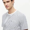 T-shirt à poches rayé