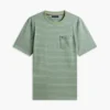 T-shirt à poches rayé