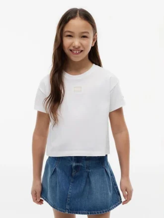 T-shirt pour enfant avec drapeau ton sur ton