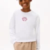 T-shirt pour enfant avec logo brodé en forme de cœur