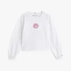 T-shirt pour enfant avec logo brodé en forme de cœur