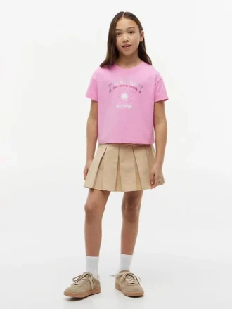 T-shirt pour enfant avec logo Tommy en strass
