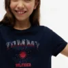 T-shirt pour enfant avec logo Tommy en strass
