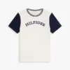 T-shirt pour enfant à logo monotype et blocs de couleur T-shirt pour enfant à logo monotype et blocs de couleur