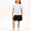 T-shirt pour enfant à nouer sur le devant avec logo Hilfiger