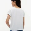 T-shirt pour enfant à nouer sur le devant avec motif coquillage
