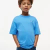 T-shirt pour enfants avec logo drapeau ton sur ton T-shirt pour enfants avec logo drapeau ton sur ton