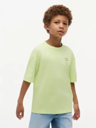 T-shirt pour enfants avec logo drapeau ton sur ton