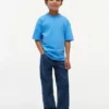 T-shirt pour enfants avec logo drapeau ton sur ton T-shirt pour enfants avec logo drapeau ton sur ton