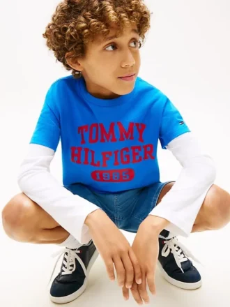 T-shirt pour enfants avec logo Varsity