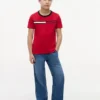 T-shirt pour enfants à rayures et logo T-shirt pour enfants à rayures et logo