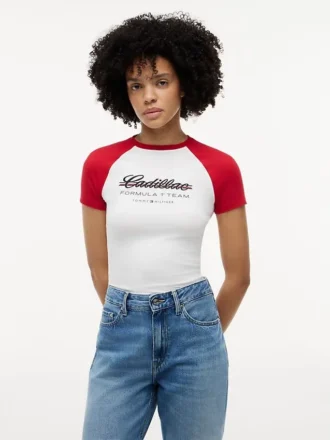 T-shirt raglan Tommy x Cadillac F1® Team