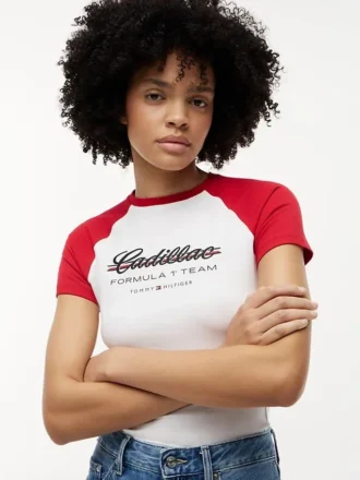 T-shirt raglan Tommy x Cadillac F1® Team