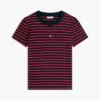 T-shirt rayé Favorite avec mini logo drapeau T-shirt rayé Favorite avec mini logo drapeau