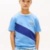 T-shirt à rayures et bandeau monogramme pour enfant