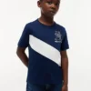 T-shirt à rayures et bandeau monogramme pour enfant T-shirt à rayures et bandeau monogramme pour enfant
