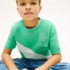 T-shirt à rayures et bandeau monogramme pour enfant T-shirt à rayures et bandeau monogramme pour enfant