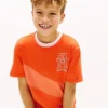 T-shirt à rayures et bandeau monogramme pour enfant T-shirt à rayures et bandeau monogramme pour enfant