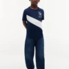 T-shirt à rayures et bandeau monogramme pour enfant T-shirt à rayures et bandeau monogramme pour enfant