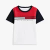 T-shirt à rayures et drapeaux colorés pour enfant T-shirt à rayures et drapeaux colorés pour enfant
