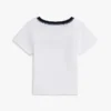 T-shirt à rayures et logo pour bébés T-shirt à rayures et logo pour bébés