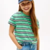 T-shirt à rayures et poche pour enfant T-shirt à rayures et poche pour enfant