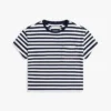 T-shirt à rayures et poche pour enfant