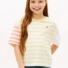 T-shirt à rayures mélangées pour enfant T-shirt à rayures mélangées pour enfant