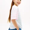 T-shirt à rayures mélangées pour enfant T-shirt à rayures mélangées pour enfant