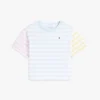 T-shirt à rayures mélangées pour enfant T-shirt à rayures mélangées pour enfant