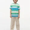 T-shirt à rayures multicolores pour enfant T-shirt à rayures multicolores pour enfant