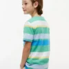 T-shirt à rayures multicolores pour enfant T-shirt à rayures multicolores pour enfant