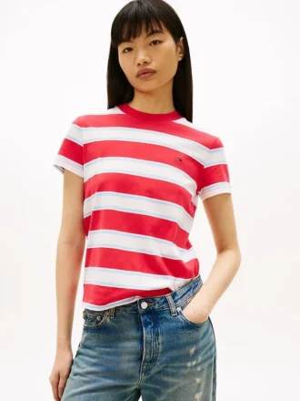 T-shirt à rayures Tommy Jeans coupe classique