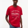 T-shirt rétro à chevrons Tommy x Cadillac F1® Team T-shirt rétro à chevrons Tommy x Cadillac F1® Team