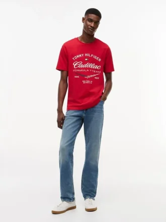 T-shirt rétro à chevrons Tommy x Cadillac F1® Team