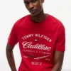 T-shirt rétro à chevrons Tommy x Cadillac F1® Team T-shirt rétro à chevrons Tommy x Cadillac F1® Team