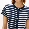 T-shirt slim à boutons T-shirt slim à boutons