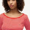 T-shirt slim à col bateau T-shirt slim à col bateau