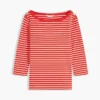 T-shirt slim à col bateau T-shirt slim à col bateau