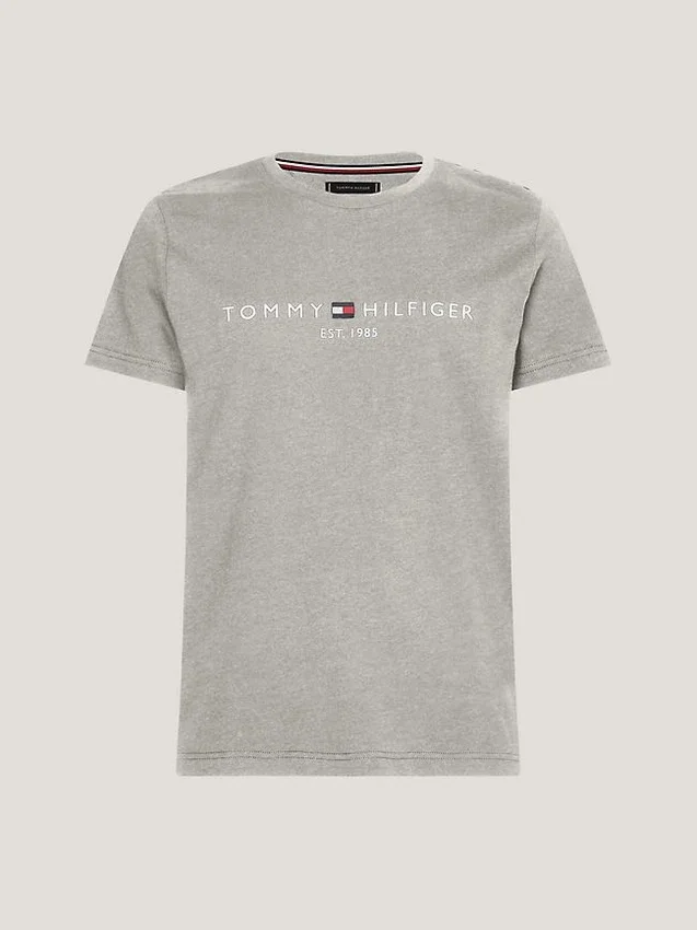 T-shirt slim fit avec logo Tommy brodé T-shirt slim fit avec logo Tommy brodé