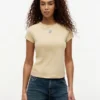 T-shirt slim à monogramme T-shirt slim à monogramme