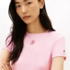 T-shirt slim à monogramme T-shirt slim à monogramme
