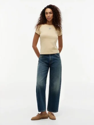 T-shirt slim à monogramme