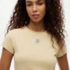 T-shirt slim à monogramme T-shirt slim à monogramme