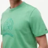 T-shirt teint en pièce avec logo feuille de laurier T-shirt teint en pièce avec logo feuille de laurier