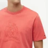 T-shirt teint en pièce avec logo feuille de laurier T-shirt teint en pièce avec logo feuille de laurier