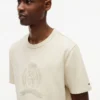 T-shirt teint en pièce avec logo feuille de laurier T-shirt teint en pièce avec logo feuille de laurier