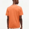 T-shirt teint en pièce avec logo feuille de laurier T-shirt teint en pièce avec logo feuille de laurier